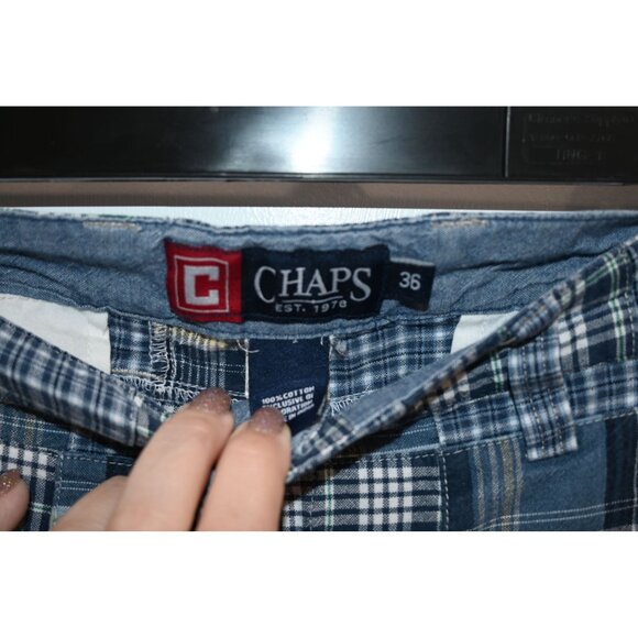 Chaps Shorts Chaps Mens Plaid Shorts Size 36 With 9 Inch Inseam